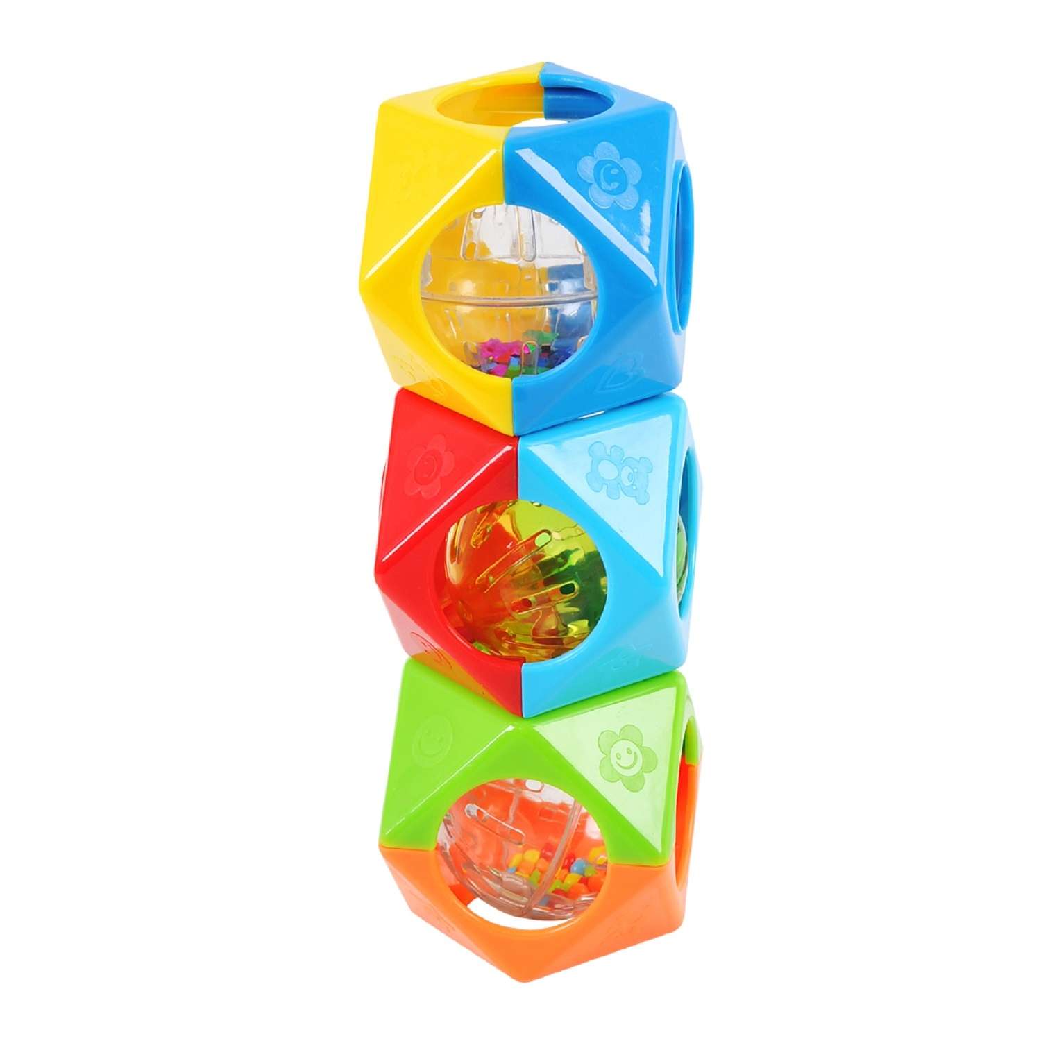 Погремушка Playgo Многогранник с шариком - фото 1