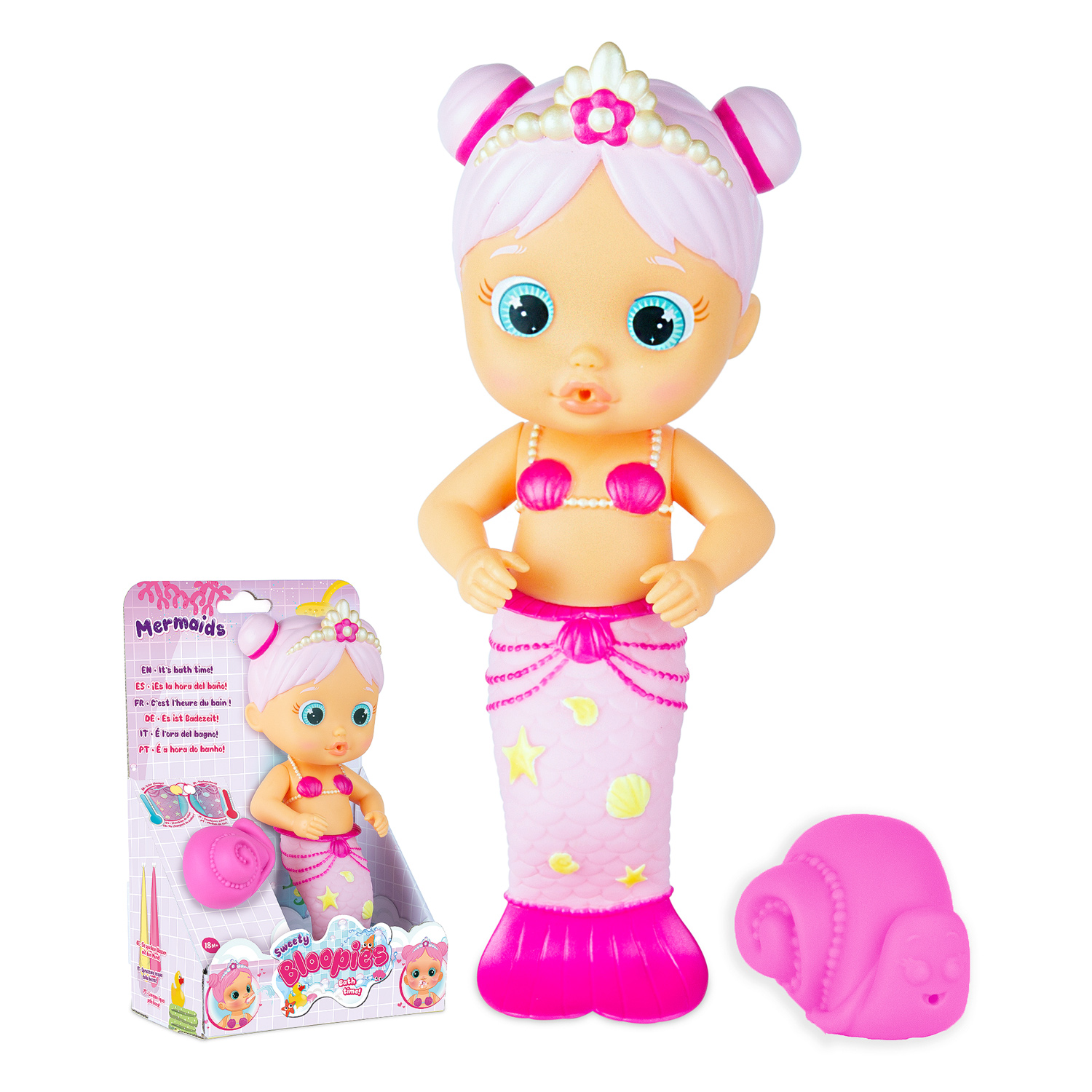 Кукла IMC Toys Bloopies для купания Sweety русалочка 26 см 99623 - фото 2