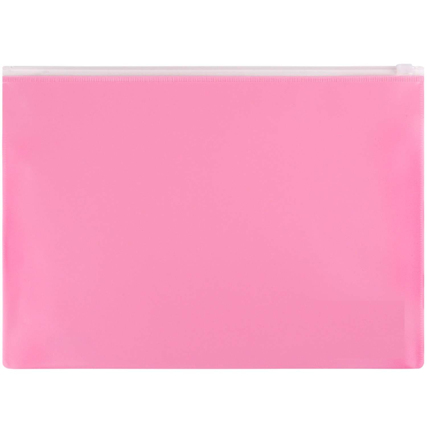 Папка-конверт Prof-Press на молнии А4 180 мкм розовый в спайке 5 штук - фото 3