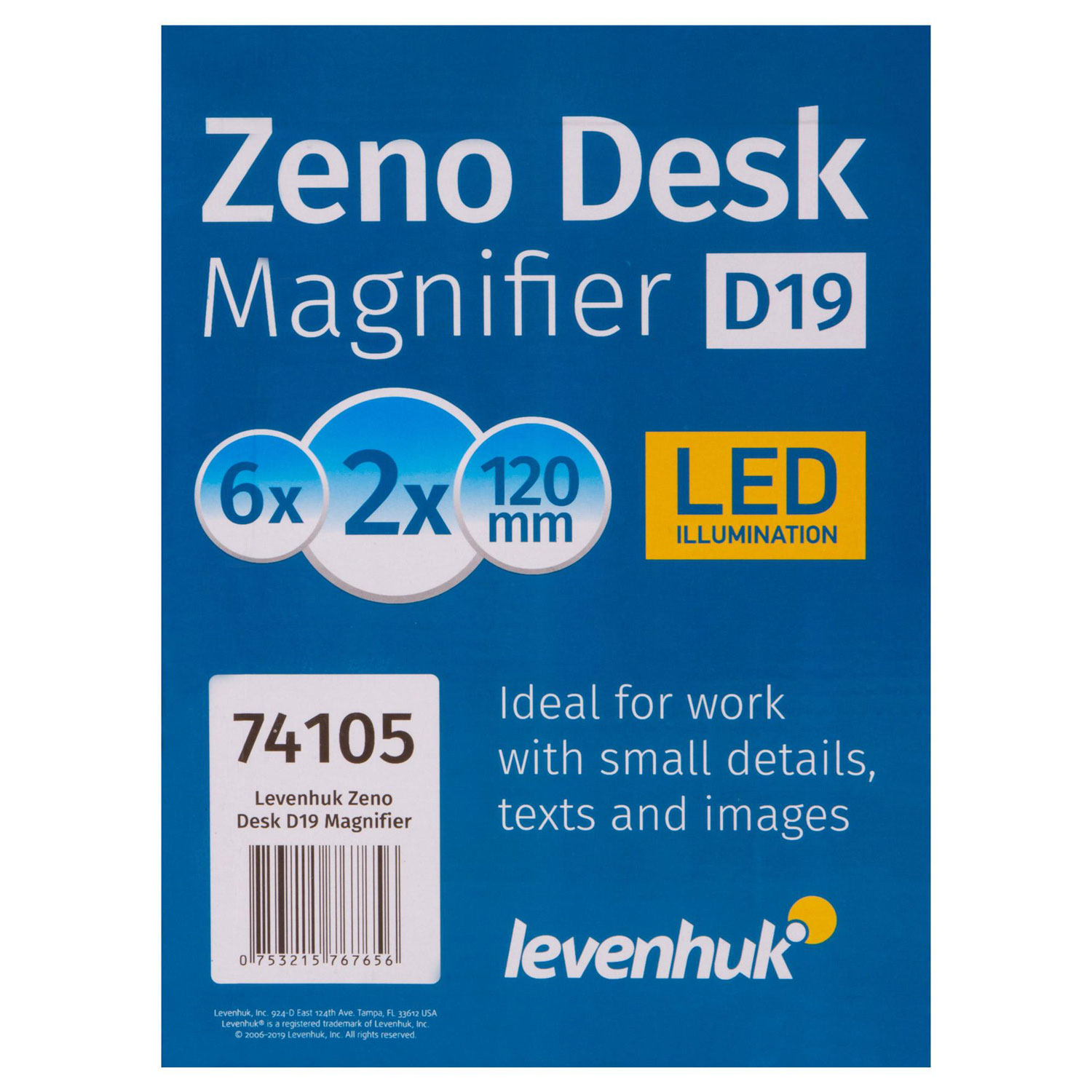 Лупа настольная Levenhuk Zeno Desk D19 - фото 13