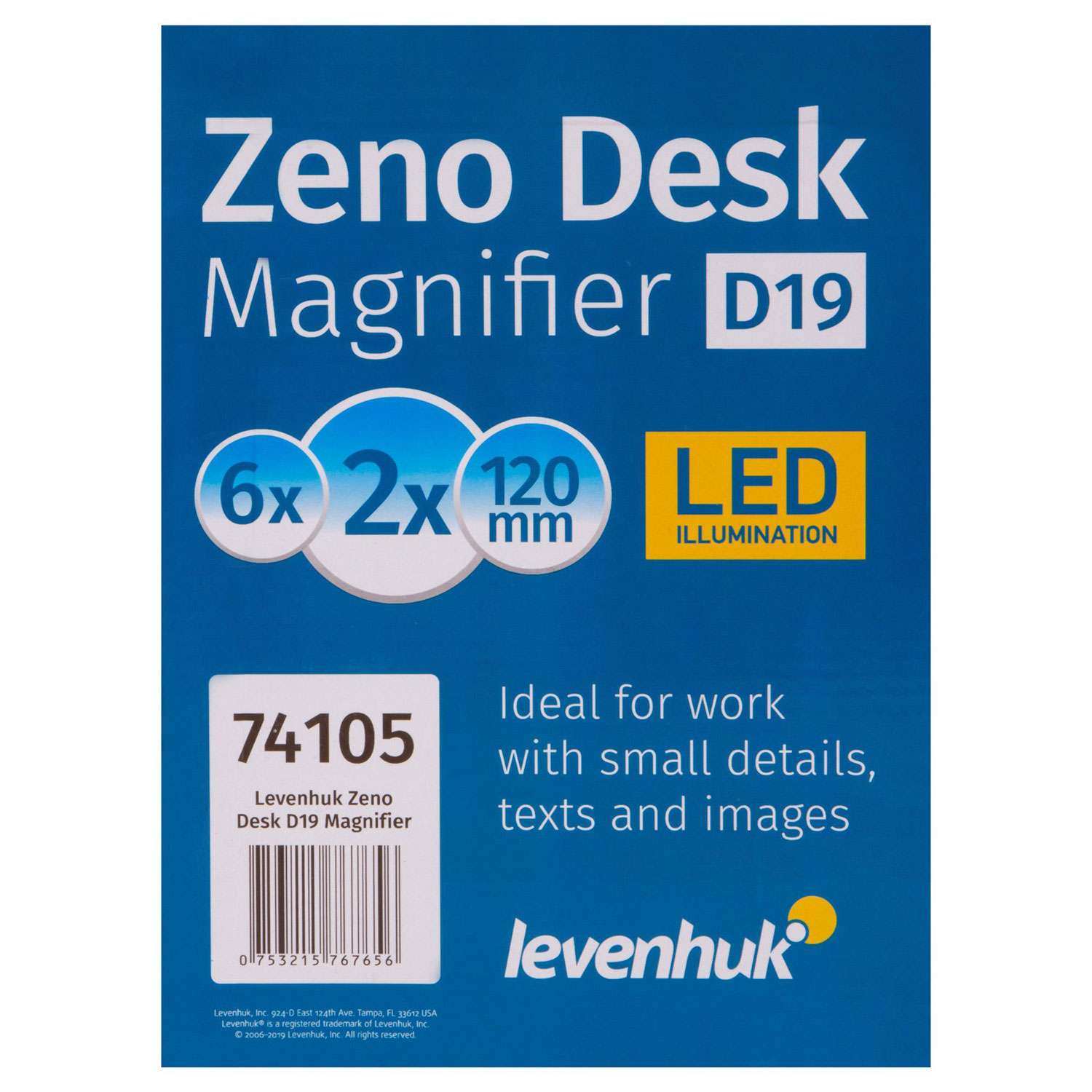 Лупа настольная Levenhuk Zeno Desk D19 - фото 13