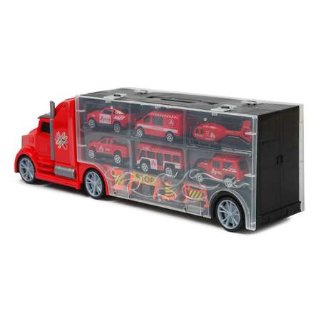 Автовоз Mobicaro 10 предметов красный