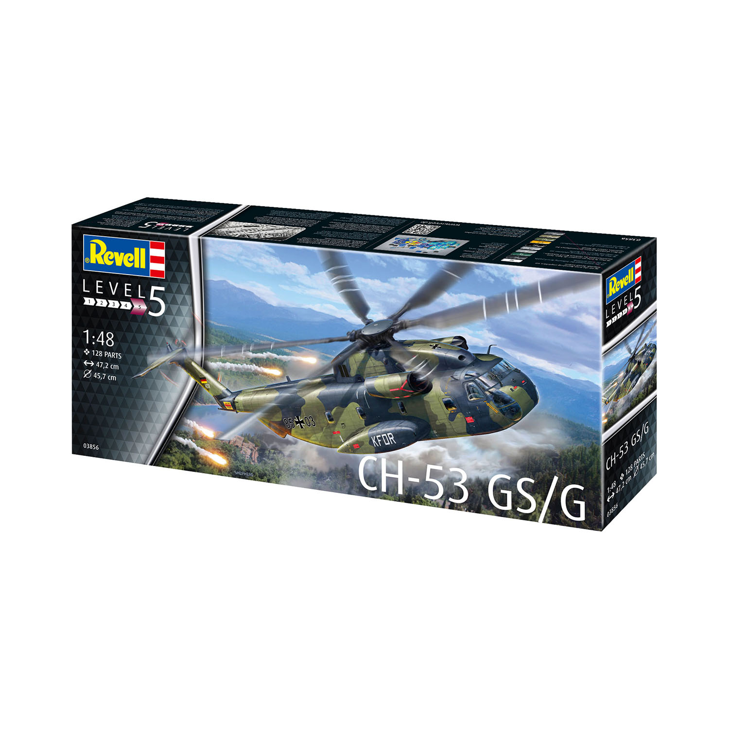 Модель для сборки Revell Тяжёлый транспортный вертолёт CH-53 GSG 03856 - фото 9