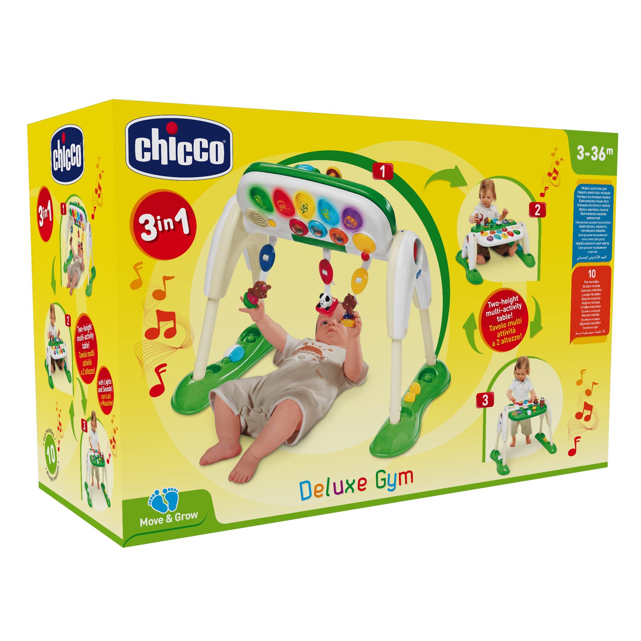 Гимнастический центр Chicco 3 в 1 DELUXE - фото 2