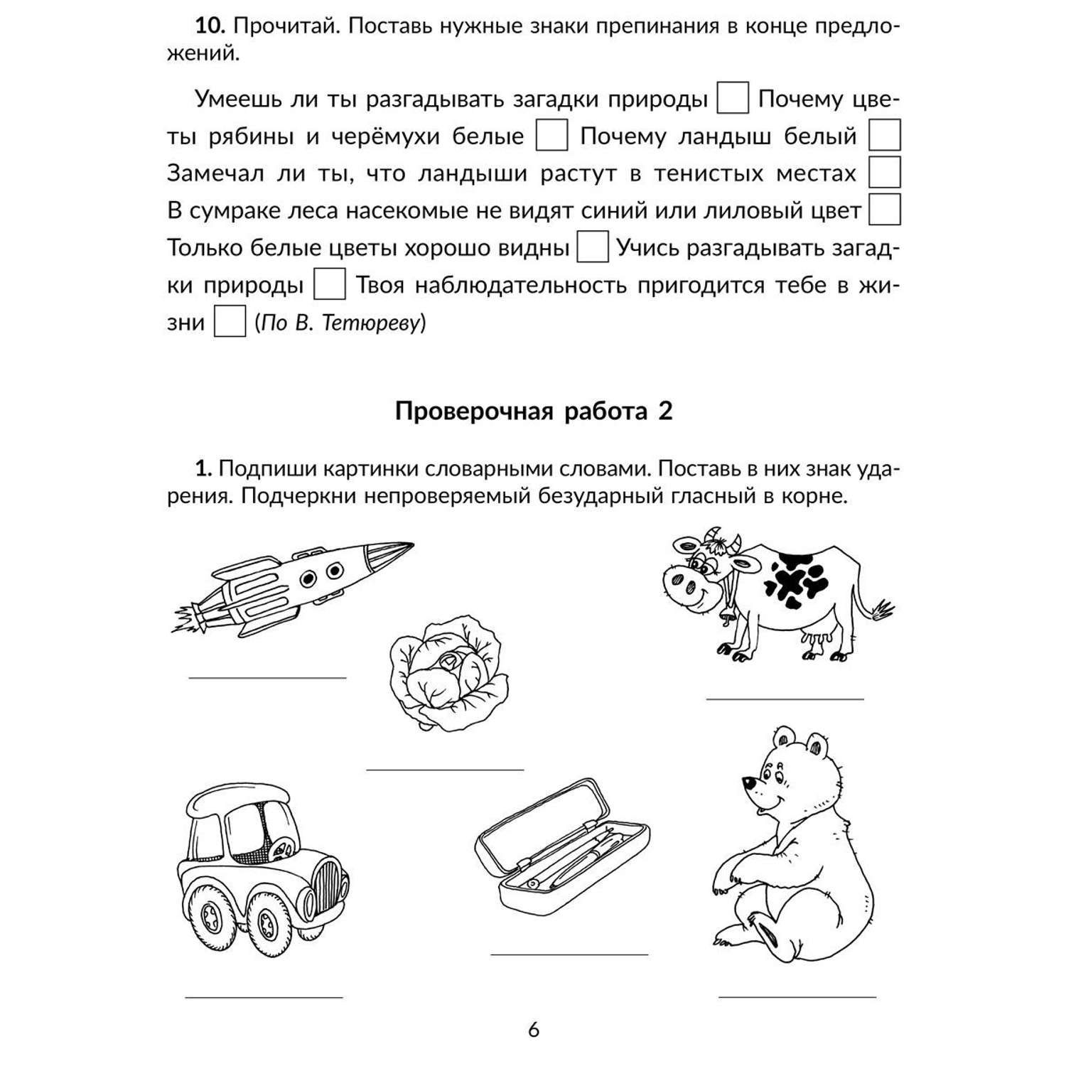 Книга ИД Литера Проверочные работы на все темы школьной программы по русскому языку. 1-4 классы - фото 5