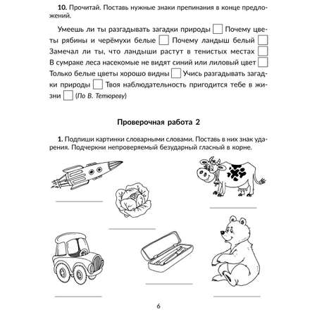 Книга ИД Литера Проверочные работы на все темы школьной программы по русскому языку. 1-4 классы