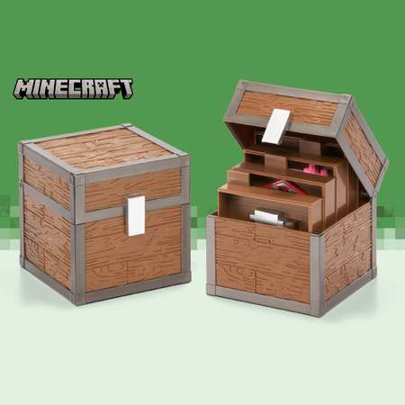 Сундук Minecraft Пещеры: железная кирка, динамит, ведро аксолотля и алмаз