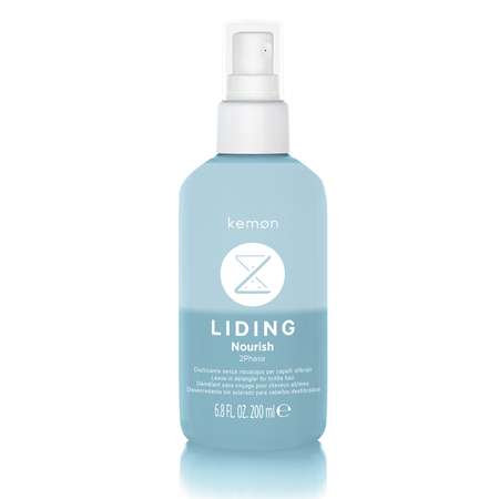 Несмываемый спрей для волос Kemon Liding Nourish Spray 2 Phase Velian 200 мл