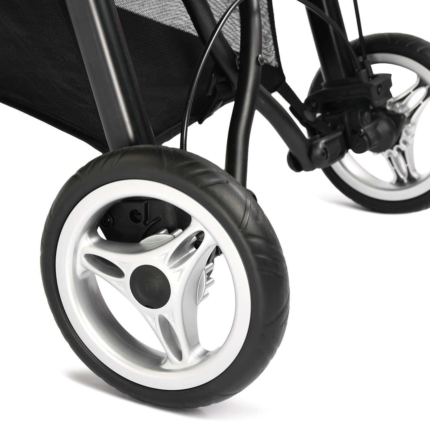 Коляска Baby Jogger City Mini Zip с бампером Grey - фото 14