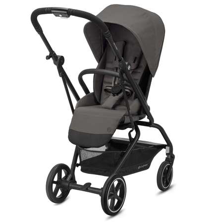 Коляска Cybex Eezy S Twist+ 2 BLK Soho с дождевиком и бампером Grey