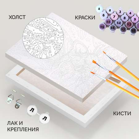Картина по номерам LORI(колорит) Девушка в красной шляпке