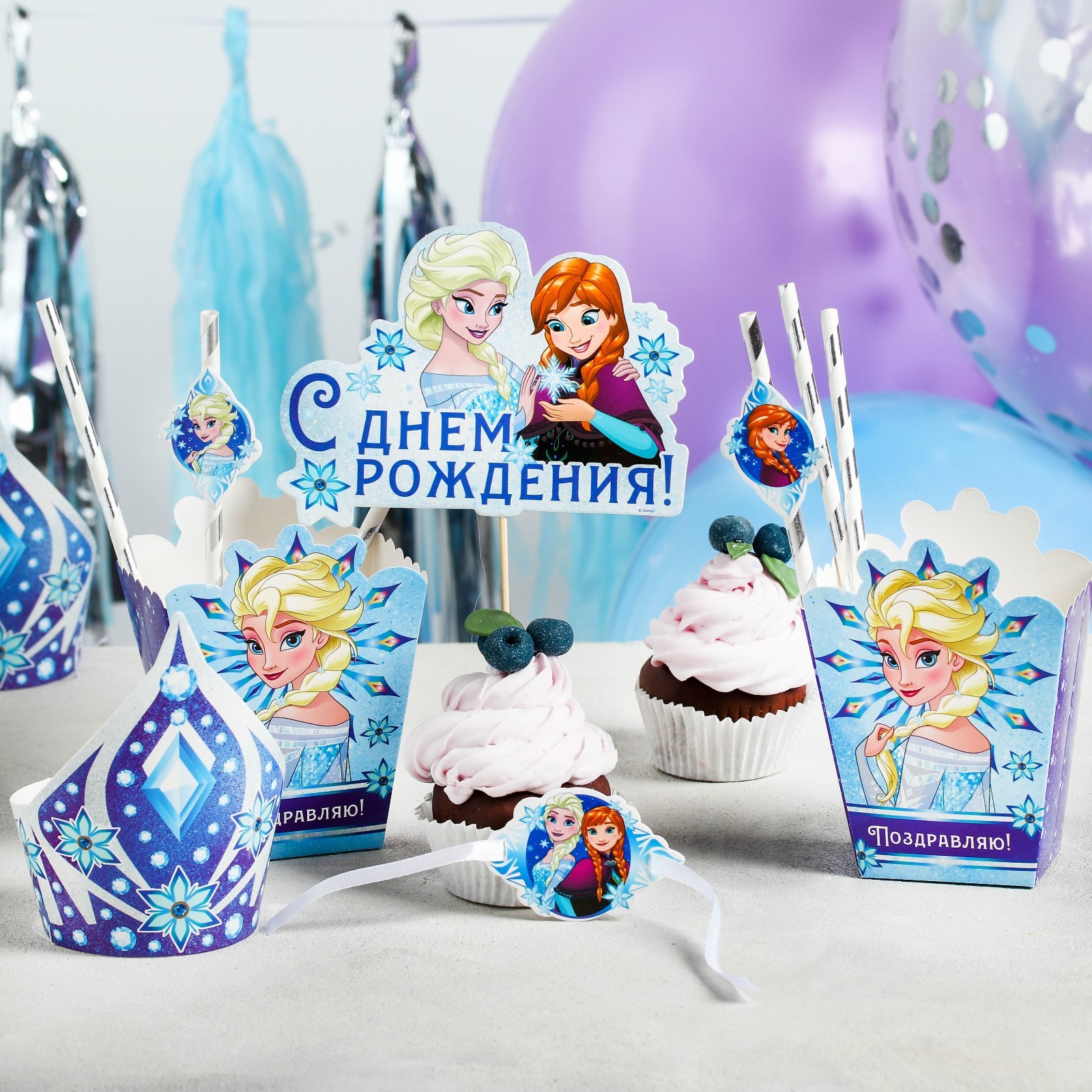 Набор для оформления праздника Disney С Днём Рождения - фото 2