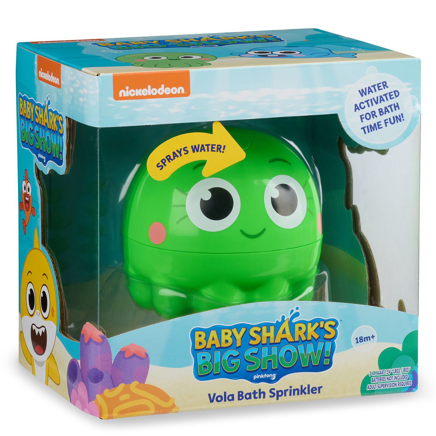 Игрушка для ванной Wow Wee друзья Baby Shark Вола-фонтан 61515 - фото 3