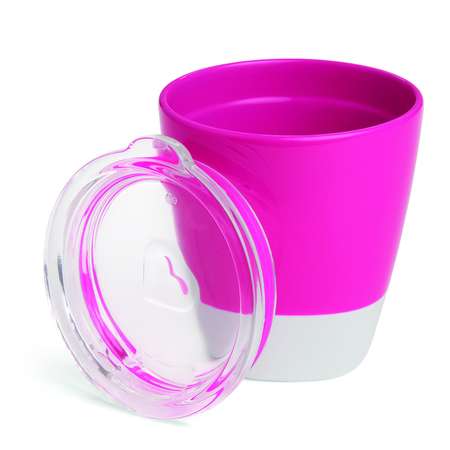 Набор стаканчиков Munchkin 2шт Розовый Фиолетовый 11259