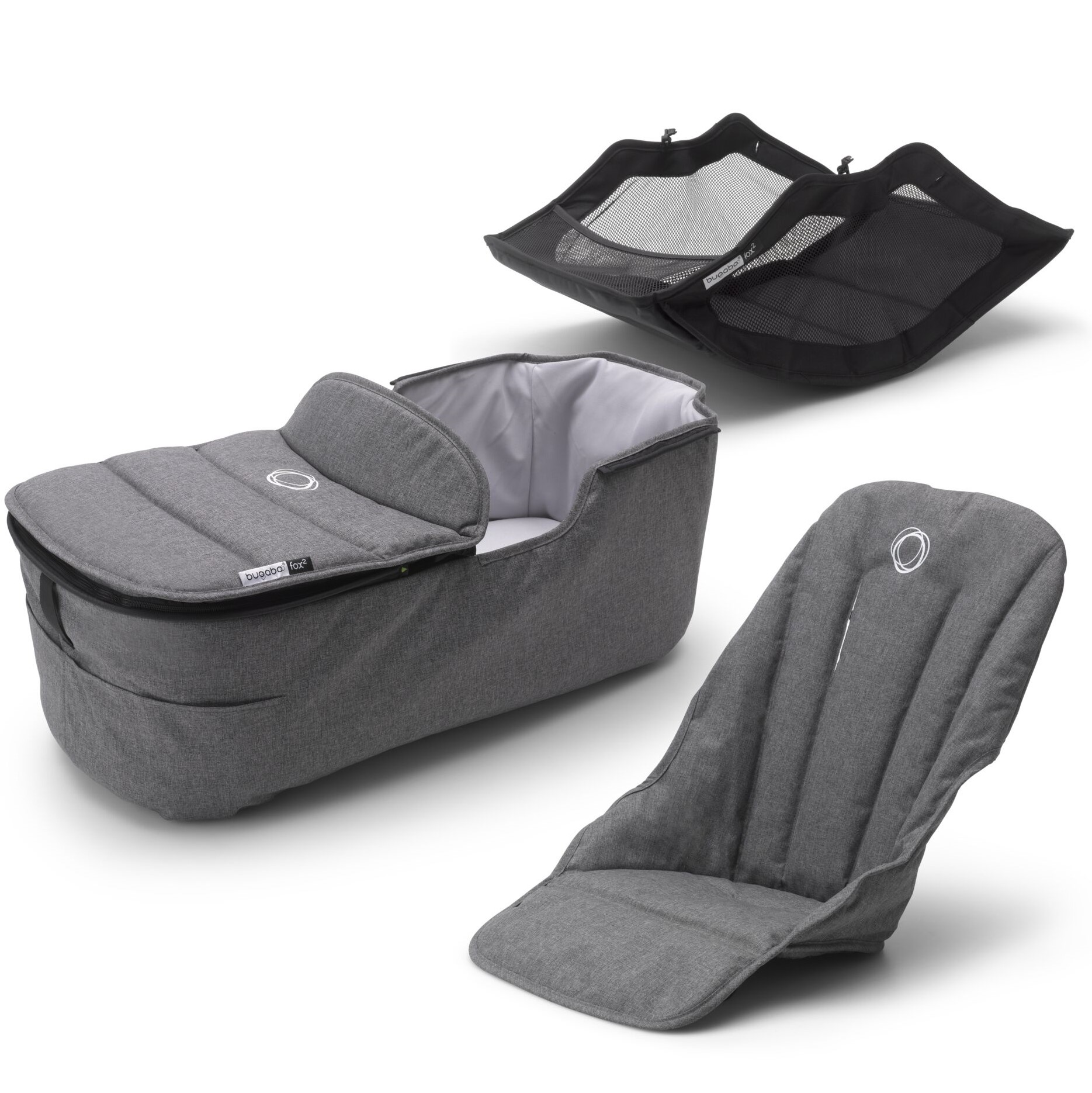 Коляска 2в1 Bugaboo Fox2 Complete Alu Grey Melange-Grey Melange - фото 4