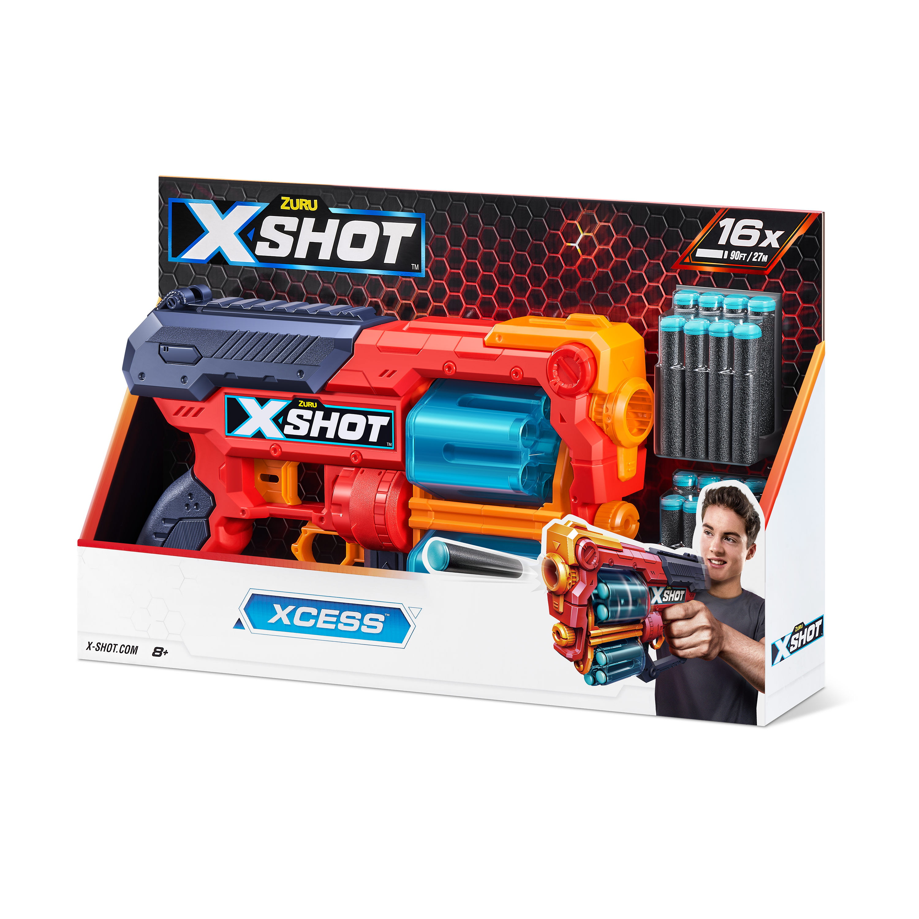 Игровой набор для стрельбы Zuru X-Shot Ексель Иксес ТК12 - фото 7