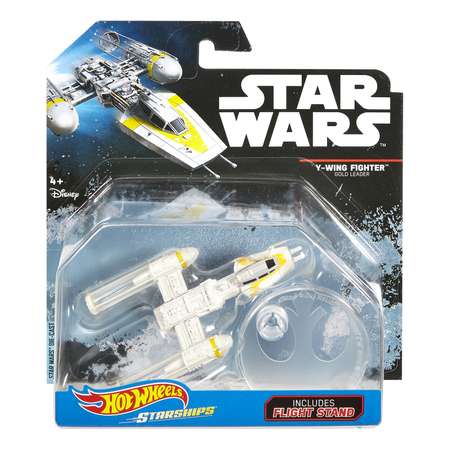 Звездолет Hot Wheels Wars Y-wing Золотой лидер DXX54