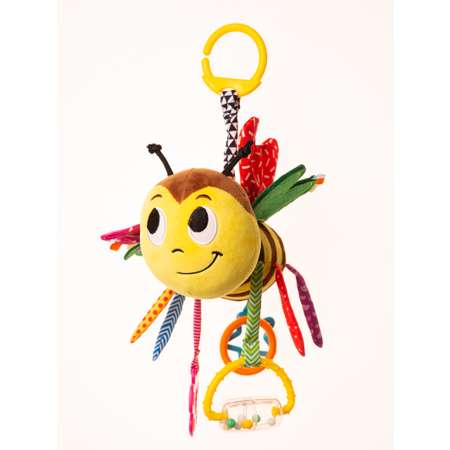 Развивающая игрушка погремушка FergoKids подвесная Пчелка на коляску от 0+