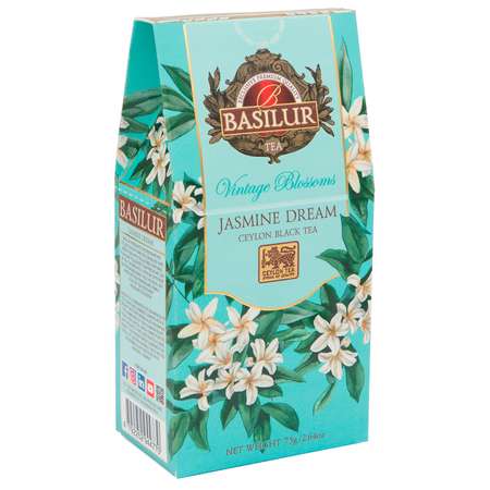 Чай черный Basilur Винтажные цветы Жасминовая мечта 75 г