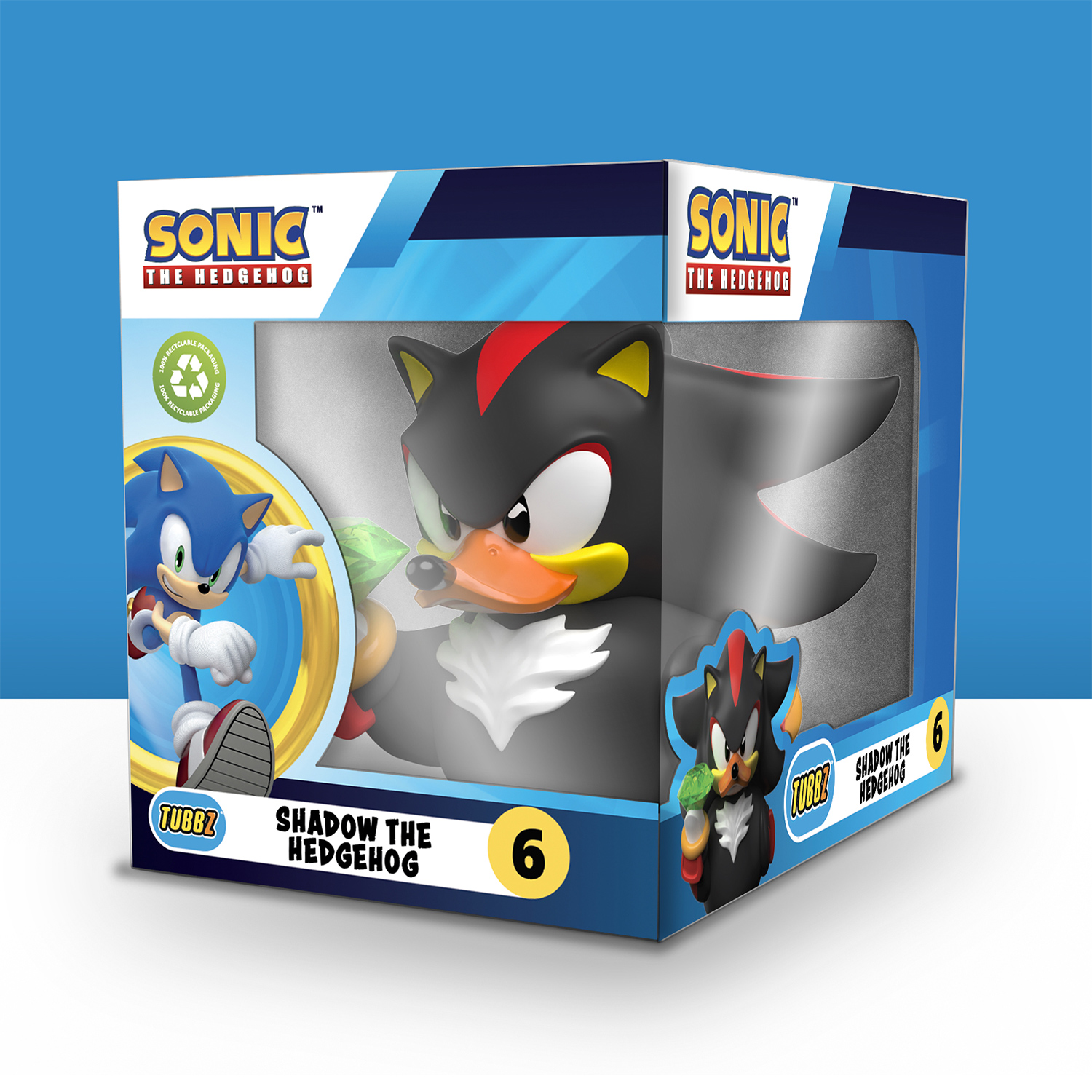 Фигурка Sonic The Hedgehog Утка Tubbz Shadow Boxed Edition без ванны - фото 2