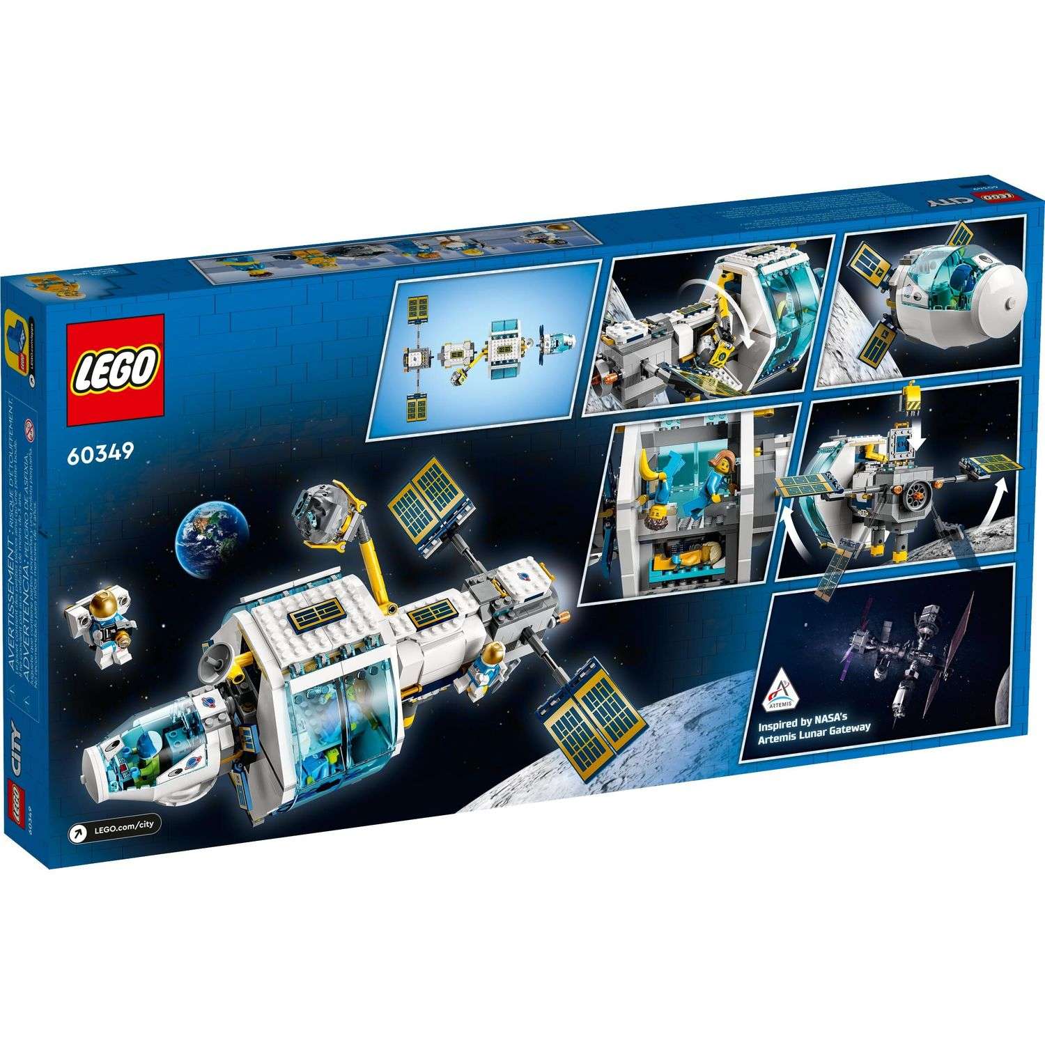 Конструктор LEGO City Space Лунная космическая станция 60349 - фото 9