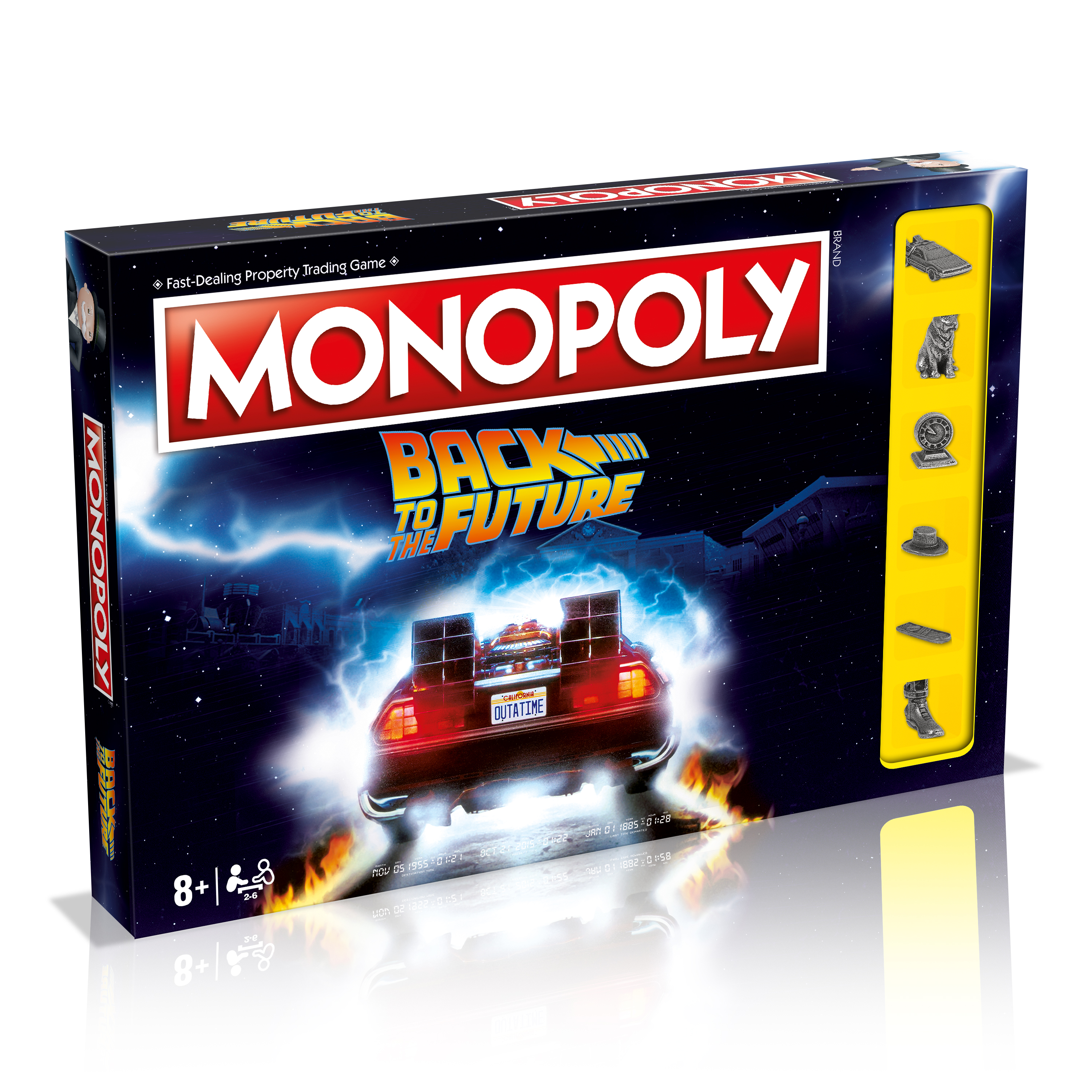 Настольная игра Winning Moves Монополия назад в будущее на английском языке Back to the Future - фото 1