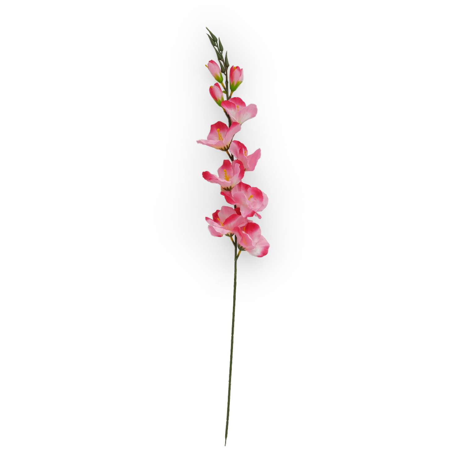 Цветок искусственный Astra Craft Гладиолусы 80 см цвет розово - красный - фото 3
