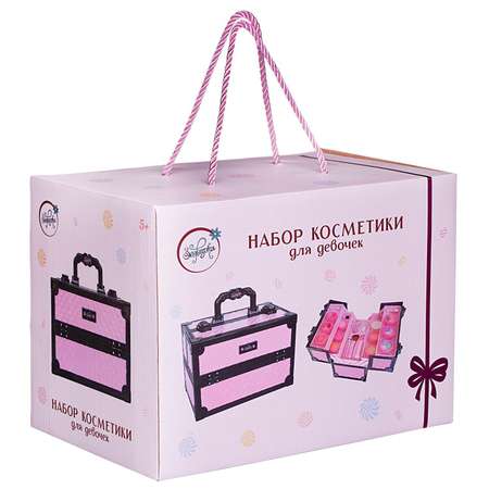 Набор косметики для девочек Зефирка Романтическая серия в кейсе-чемоданчике Создай свой стиль