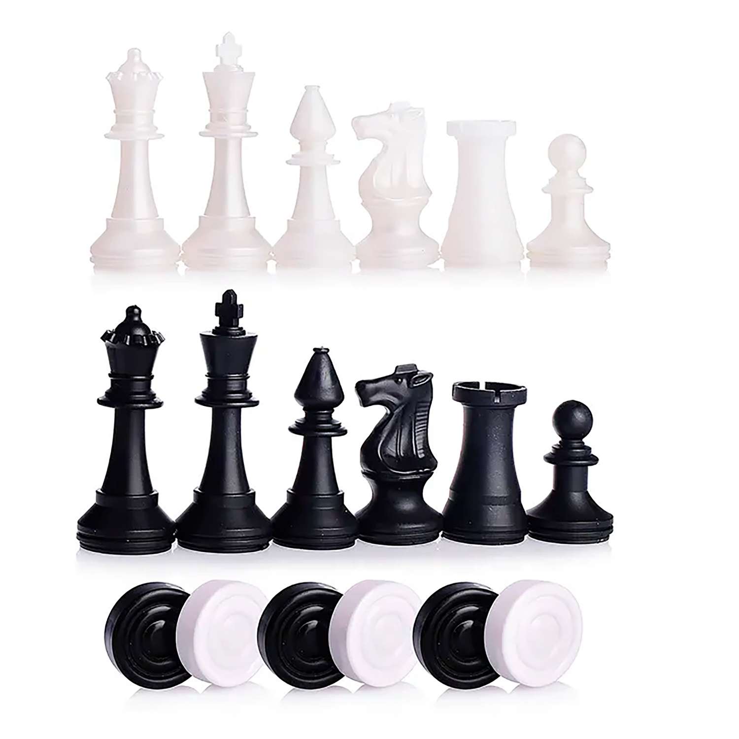 Шахматы/шашки MPSport с полем 02-26 - фото 2