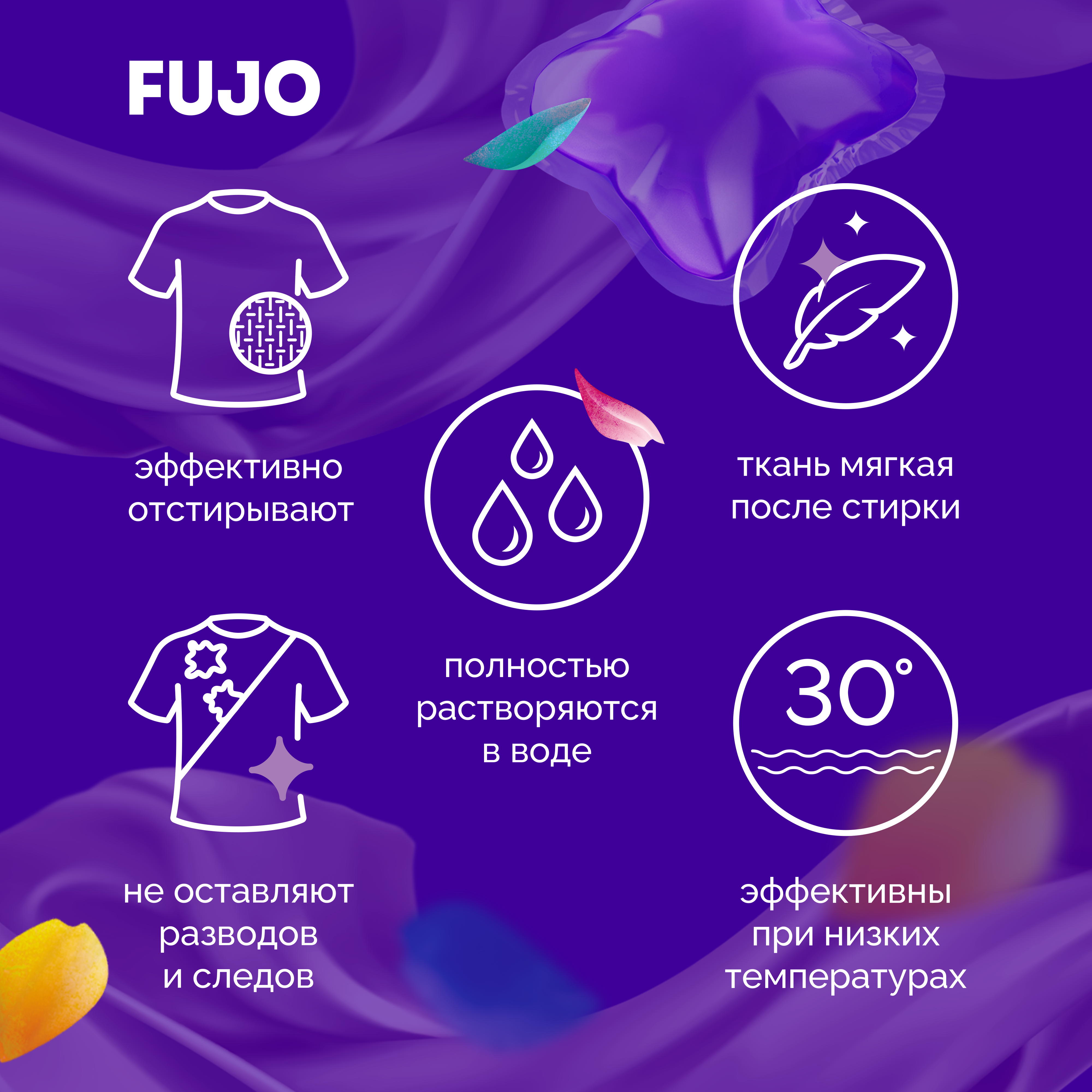 Капсулы для стирки FUJO концентрированные - фото 4