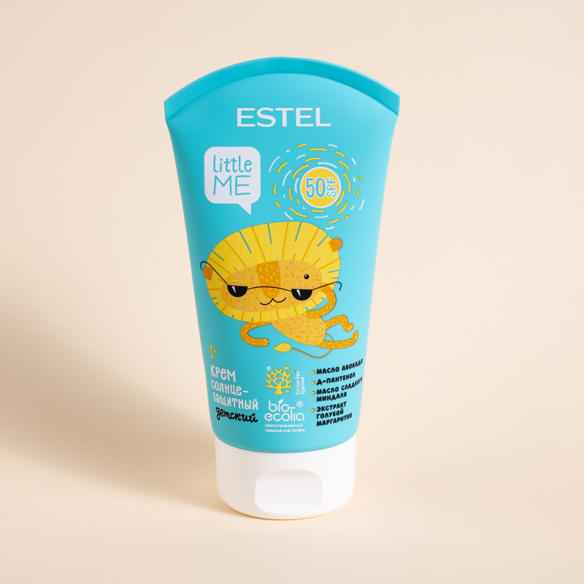 Estel, Детский солнцезащитный крем для лица и тела LITTLE ME SPF 50, 150 мл