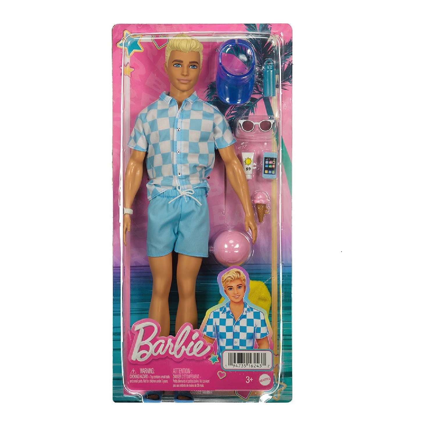 Кукла Barbie Пляжный день Кен HPL74 HPL74 - фото 5