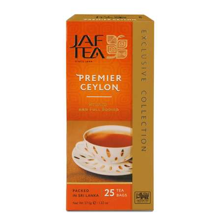 Чай чёрный JAF TEA Premier Ceylon 25 пакетиков