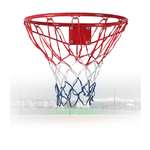 Баскетбольное кольцо Start Line Play С сеткой красный-белый-синий