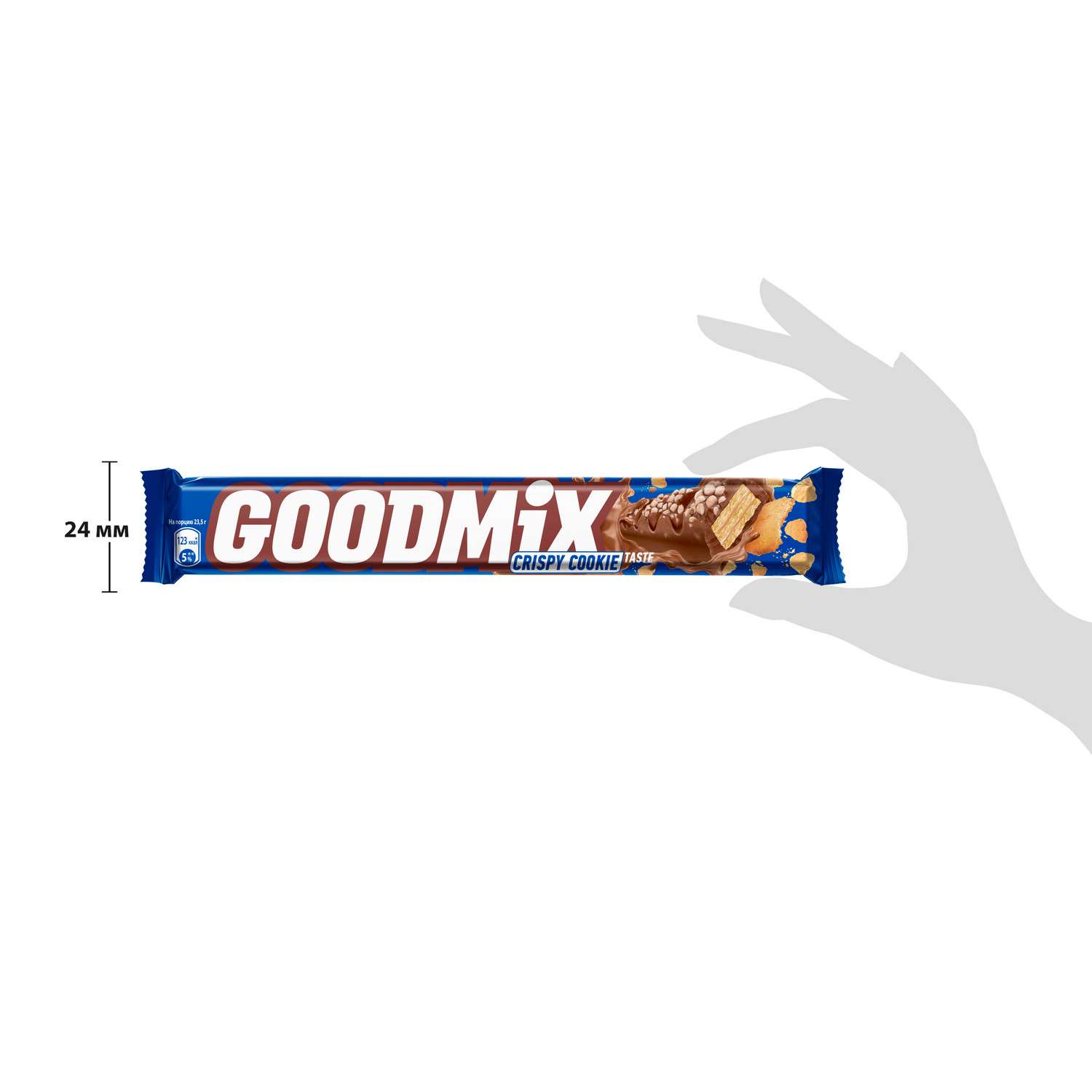 Батончик шоколадный Goodmix Duo печенье 47г - фото 6