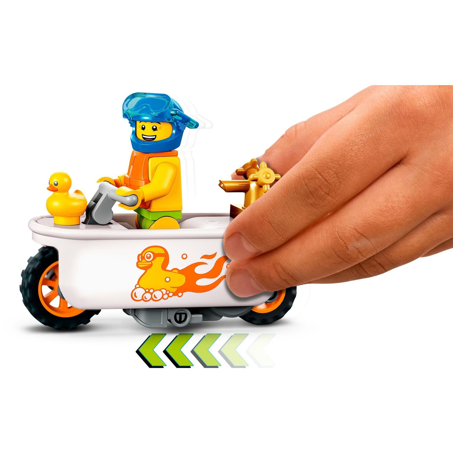 Конструктор LEGO City Bathtub Stunt Bike 60333 - фото 4