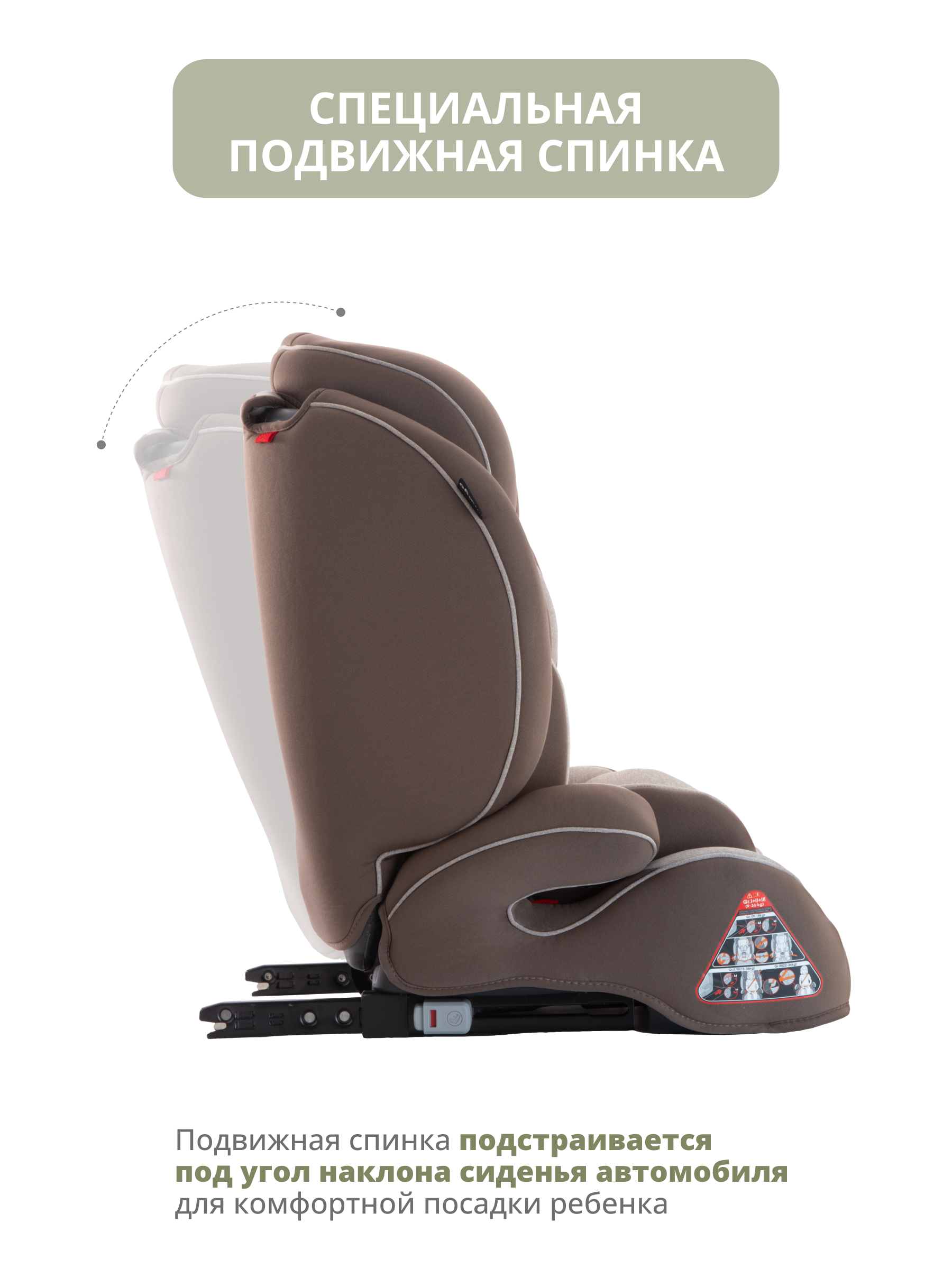 Автокресло Indigo Winner Isofix 1/2/3 (9-36 кг) - фото 6