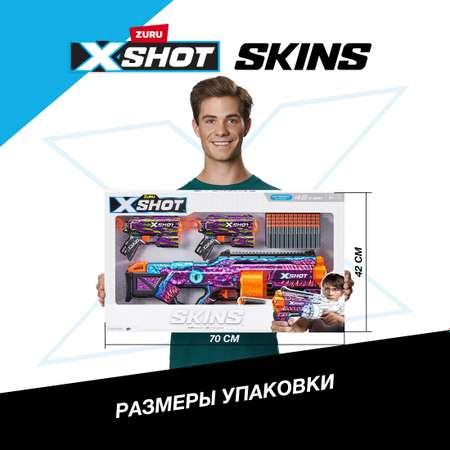 Набор для стрельбы XSHOT Skins-Mix Combo с 48 пулями 36797