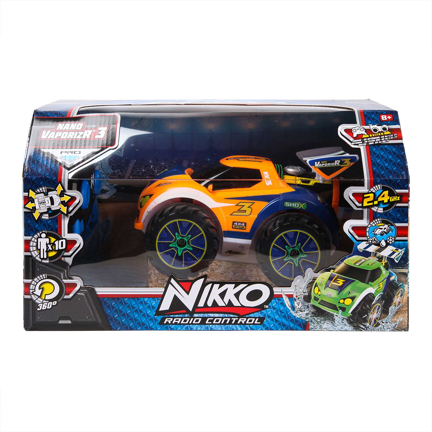 Машина Nikko РУ Nano VaporizR 3 Оранжевая 10011 - фото 2