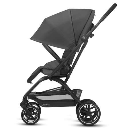 Коляска Cybex Eezy S Twist+ 2 BLK Soho с дождевиком и бампером Grey