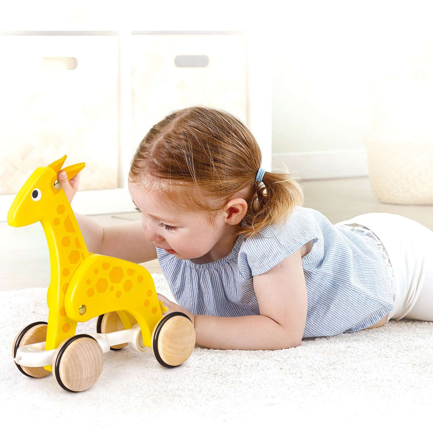 Каталка для малышей HAPE Серия Зверики жираф - фото 3