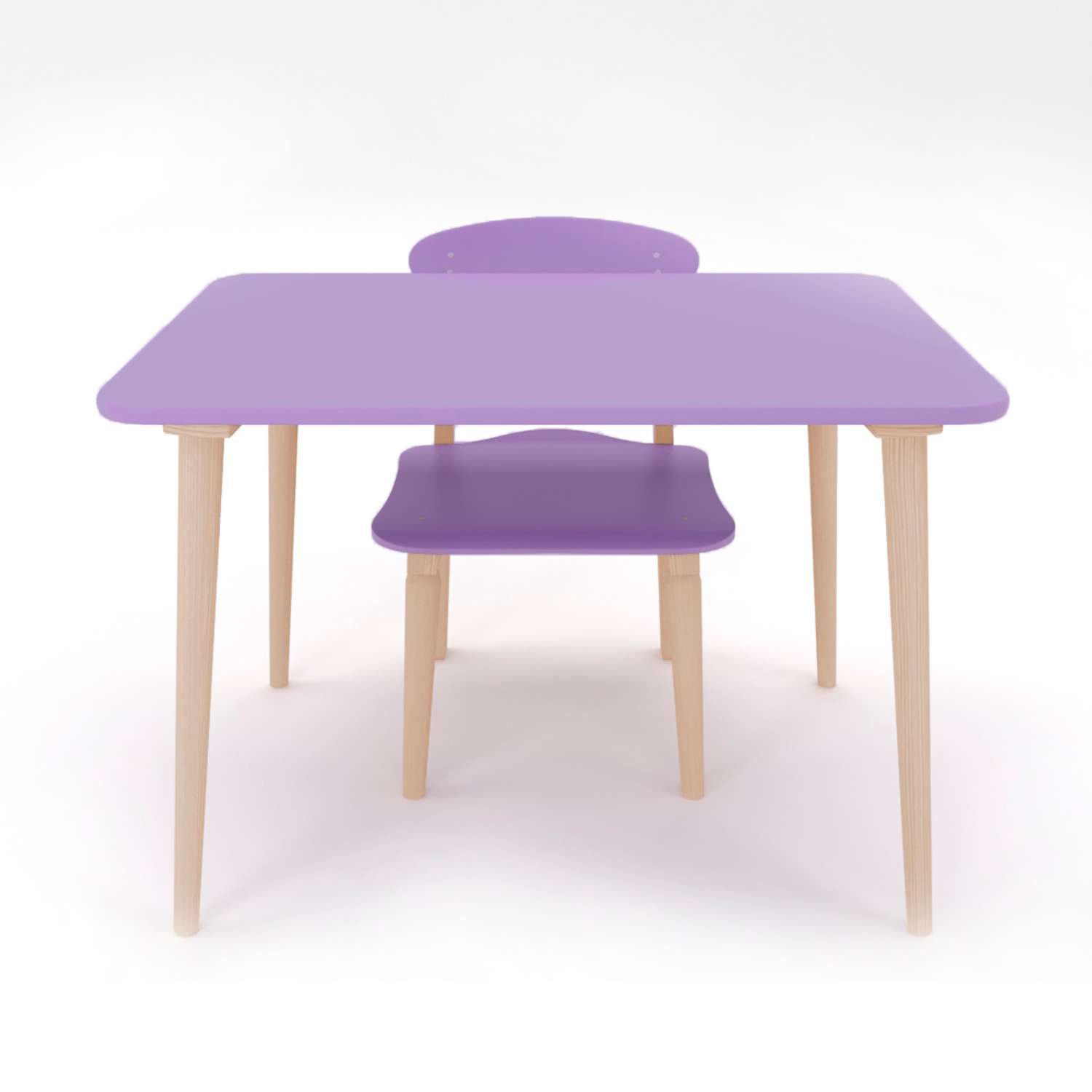 Комплект детской мебели Золотая Хохлома Фиолетовый - фото 2