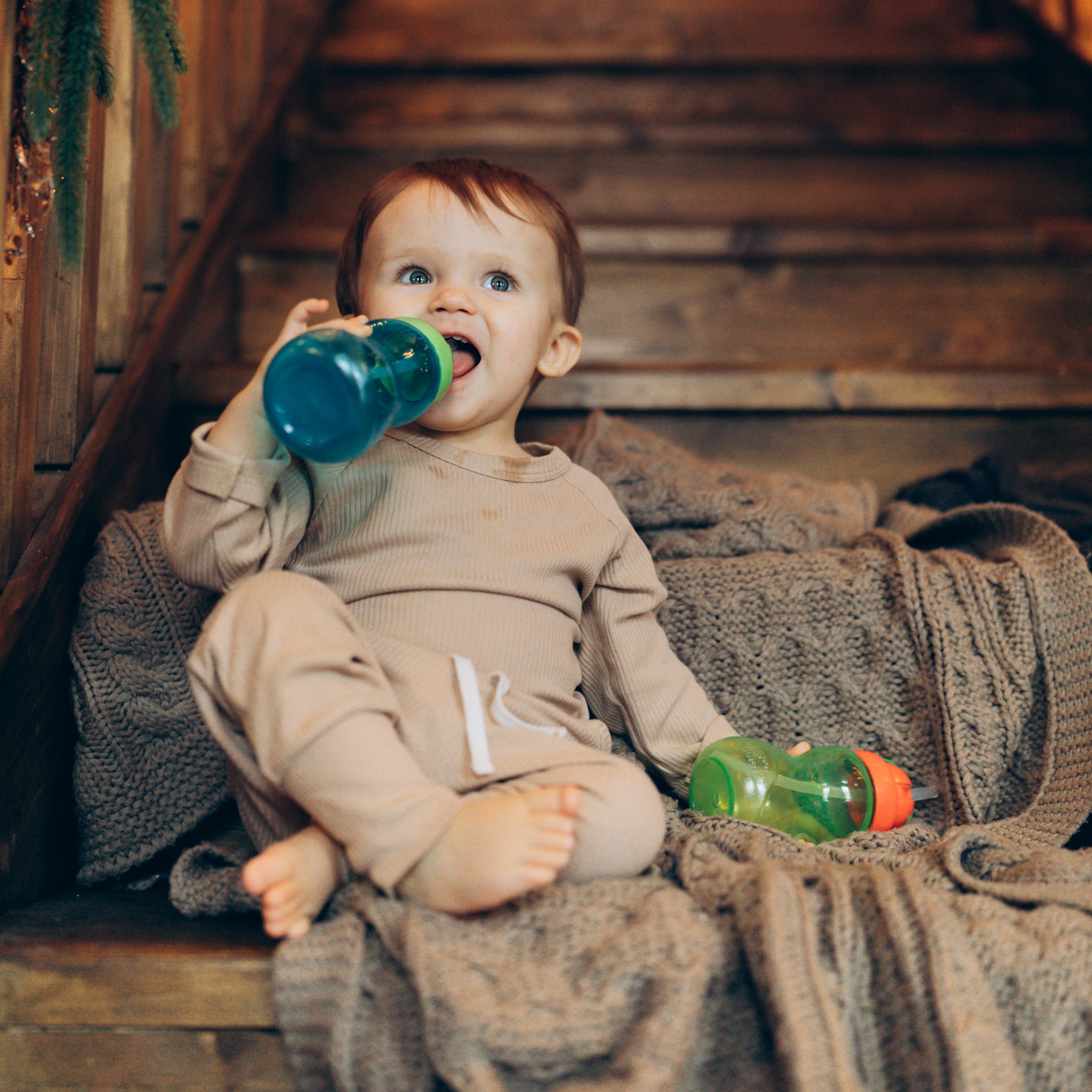 Поильник Canpol Babies c трубочкой Синий - фото 5