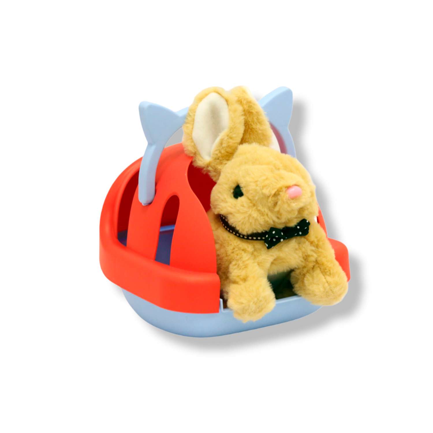 Интерактивная мягкая игрушка SHARKTOYS Весёлый Кролик ходит издает звуки с аксессуарами - фото 2