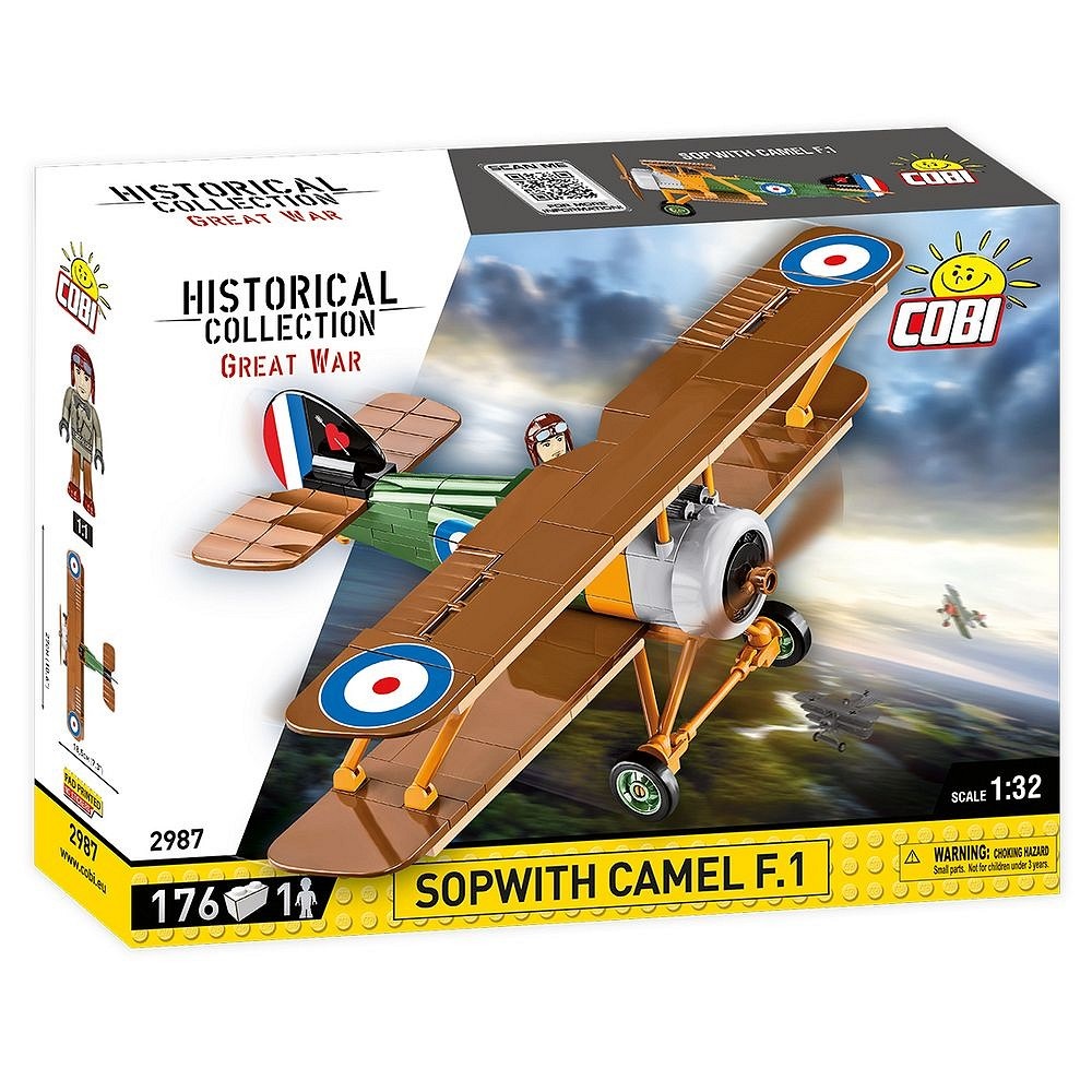 Конструктор COBI 2987 Британский истребитель SOPWITH CAMEL F.1