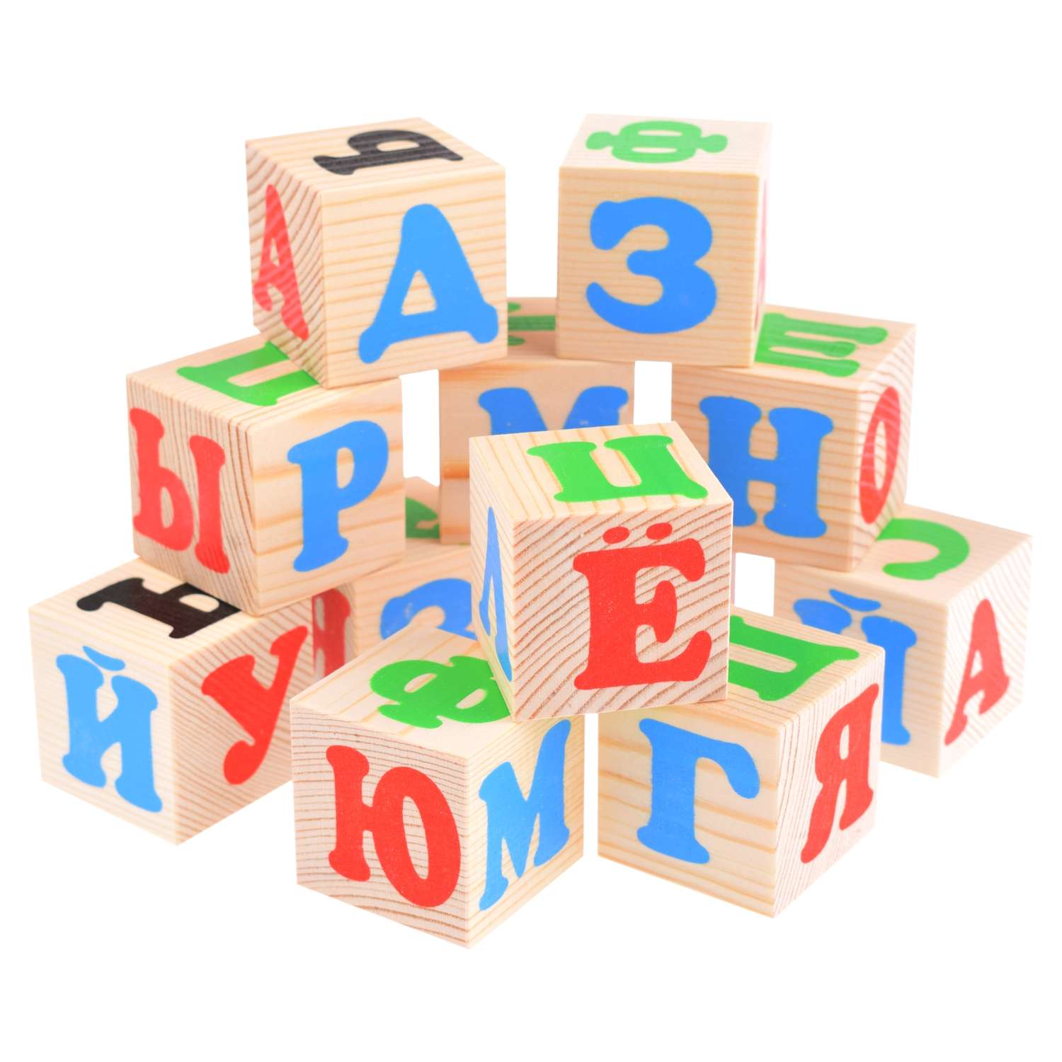 Кубики Томик Алфавит русский 12 штук 1111-1 - фото 2