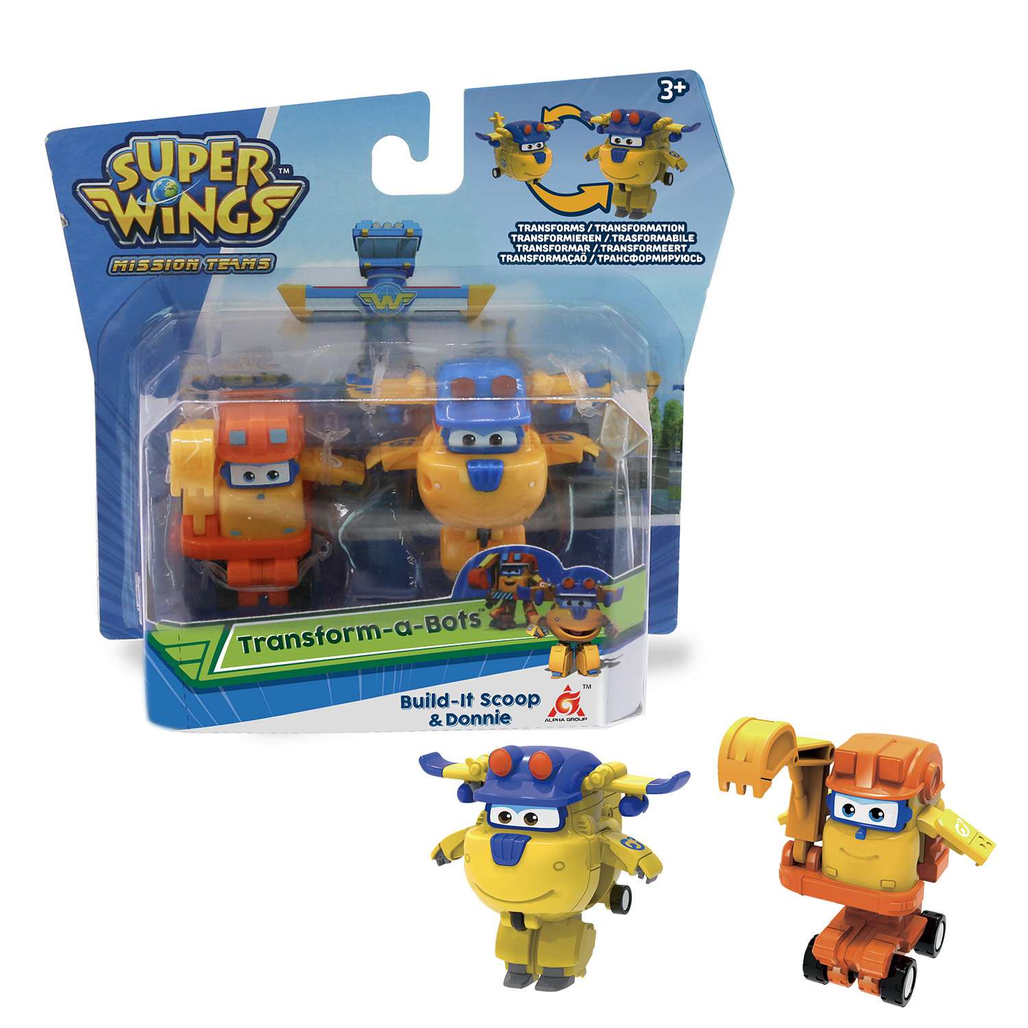 Мини-трансформер 2в1 Super Wings Донни и Скуп EU730002C EU730002C - фото 4