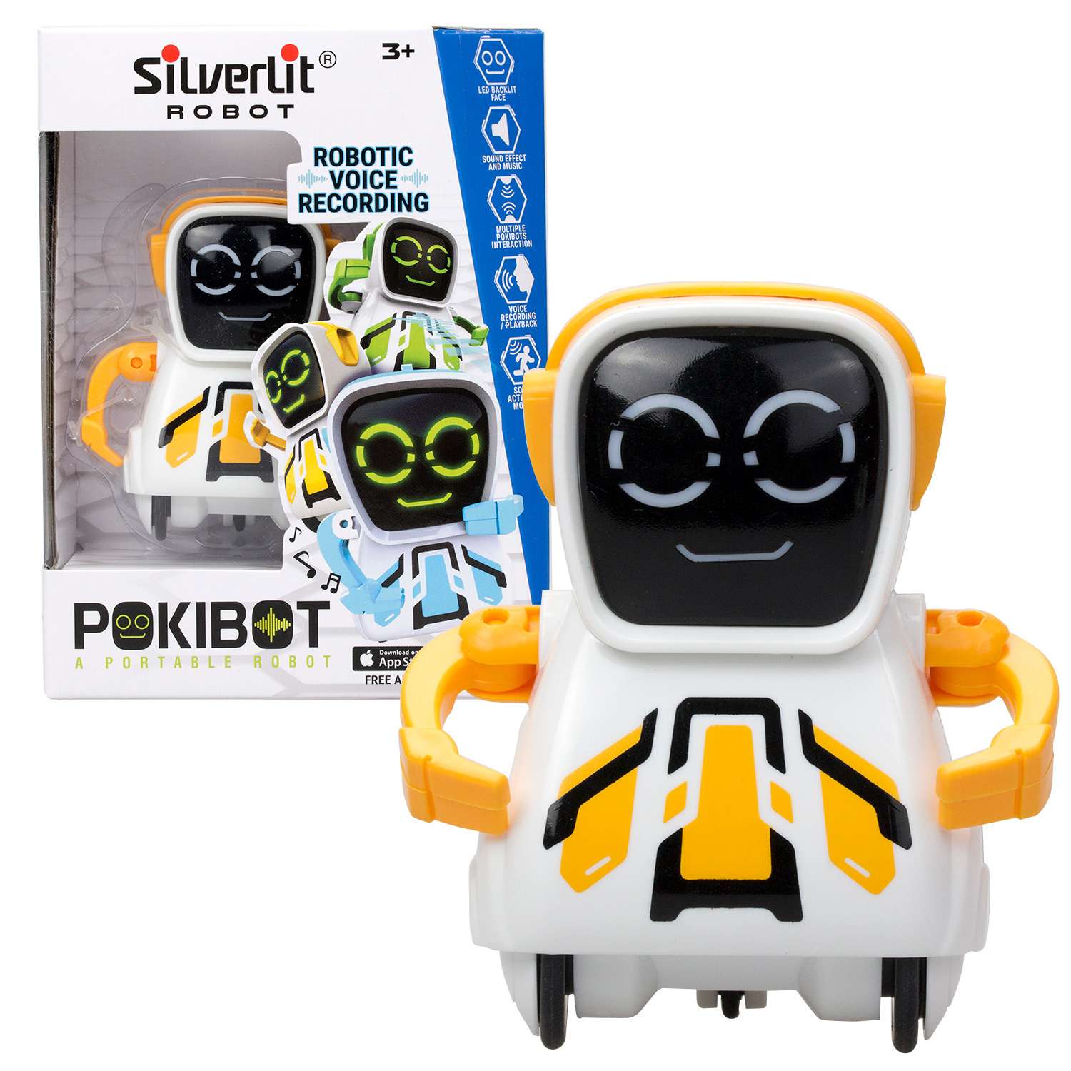 Робот Silverlit Покибот Желтый 88529-12 - фото 5