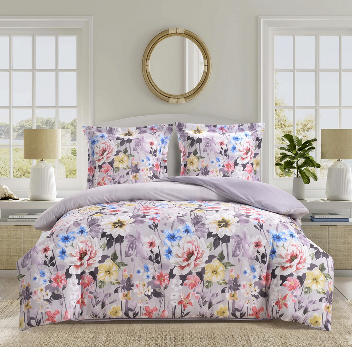 Комплект постельного белья MCotton 2 х спальный макси микро-сатин Филд - фото 1