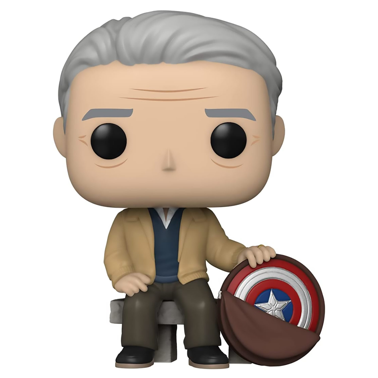 Фигурка Funko POP! Bobble Marvel Avengers Endgame Old Man Steve Year Of The Shield Exc 55481 - фото 1